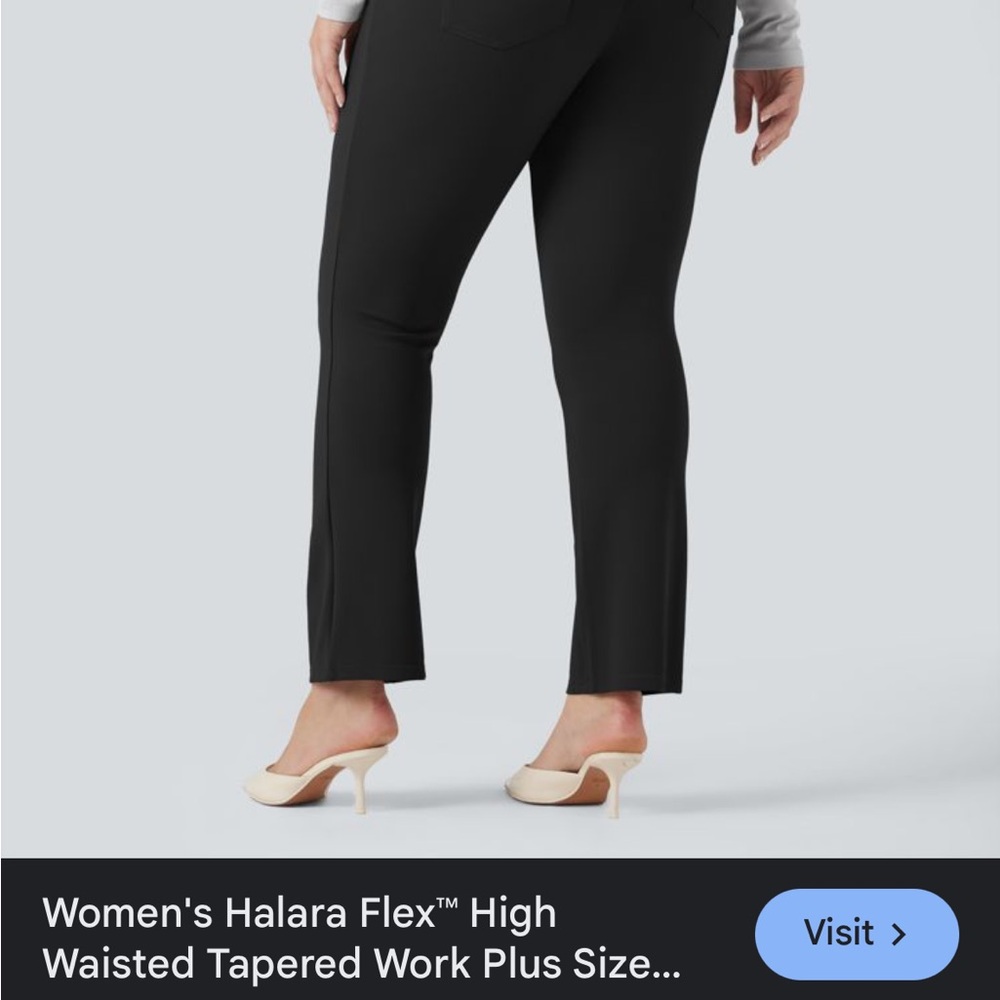 Halara Medium Petite Compression Women's Pants NEW - Picture 2 of 4